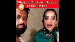 Dr Zakir Naik gave a befitting reply to Urfi Javed😡Clickislam viral shorts [upl. by Delbert]