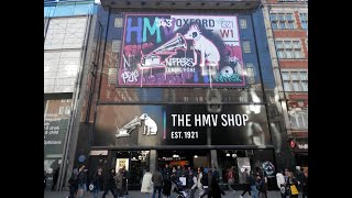 HMV NEW STORE in Oxford Street 2023 [upl. by Felicia716]