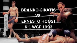 Branko CIKATIĆ vs Ernesto HOOST II K1 Grand Prix 1993 [upl. by Ailis895]