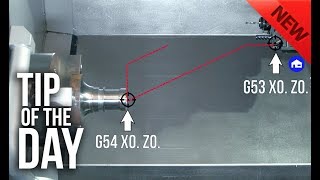 Use G53 not G28 to Cut Cycle Times and Position Your Lathe Turret – Haas Automation Tip of the Day [upl. by Anovahs]