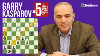 Garry Kasparovs 5 Most Brilliant Chess Openings [upl. by Hpseoj]