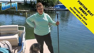 Pontoon Boat Owners  Install the Best Pontoon Boat Anchor System​ [upl. by Aiciruam]