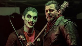 JOKER vs NEGAN The Walking Dead  ALTERNATE ENDING [upl. by Adlei]