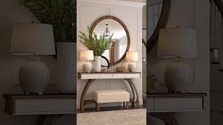 Entryway Decorating Ideas 2024 Entrance Foyer Designs Home Interior Design Trends console Table [upl. by Ahsiret]