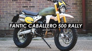 2019 Fantic Caballero 500 Rally First Ride Review [upl. by Boyse]