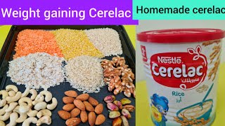 Homemade Cerelac For 8 to 12 Month Babies  Weight Gain Food For 8 Month Baby  8 month baby food [upl. by Bruell]