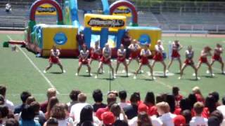 Burlingame High School Goodbye Rally JV cheer [upl. by Romeo]