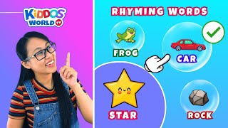 Find the Correct Rhyming Pair Game  Rhyming Words Activity  Teaching Rhyming Words to Kiddos [upl. by Kella]