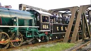 Steam train at Ayutthaya Thailandsights and sounds [upl. by Trueman]