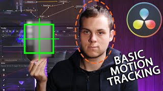 Basic Tracking Objects In Davinci Resolve 17  Motion Tracking Tutorial [upl. by Gnim]