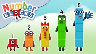 Numberblocks 1 2 3 4 5  Learn to Count [upl. by Mallin891]