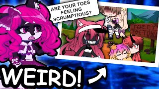 Reacting to WEIRD Gacha Life Stories by fans [upl. by Karil]