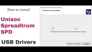 How to install Unisoc  Spreadtrum SPD USB drivers [upl. by Hedelman711]