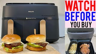 BEST Unboxing Philips AirFryer Dual Basket 3000 series  Testing whole chicken and Chips  Burgers [upl. by Hanaj]