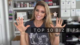 TOP 10 Business Tips for a STRONG Scentsy Business [upl. by Longtin]