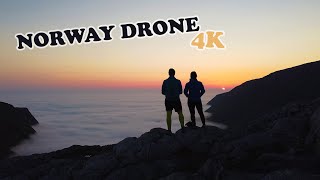 NORWAY landscapes 4K drone  timelapse with DRONE CRASHES 😲 [upl. by Gaylene]