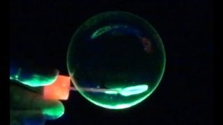 How To Make Colored Glowing Bubbles [upl. by Ettelorahc]