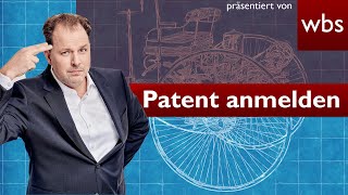 Patent anmelden leicht gemacht – So vermeidet ihr Anfängerfehler  Anwalt Christian Solmecke [upl. by Inajna]