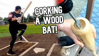 Hitting with a CORKED BAT  Wood Baseball Bat Reviews [upl. by Valentijn768]