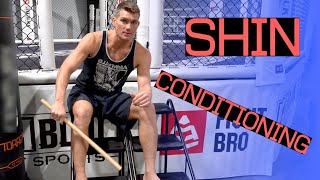 How To Condition Your Shins  Stephen Wonderboy Thompson [upl. by Nnaylime584]