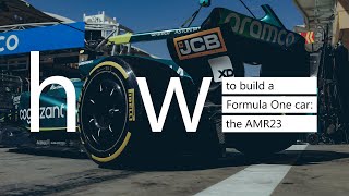 How to build an F1 car The AMR23  Aramco [upl. by Hogue]