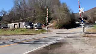 Ky421 railroad crossing Harlan County Ky Tour [upl. by Drofnats]