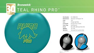 Its Back Brunswick Teal Rhino Pro Vintage Bowling Ball [upl. by Nemracledairam]