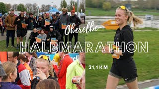 Halbmarathon spontan laufen  Kurzfristig anmelden und trotzdem FINISHEN VLOG [upl. by Galven423]