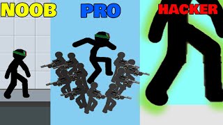 Anger of stick 5  zombie  NOOB vs PRO vs HACKER [upl. by Nevs210]