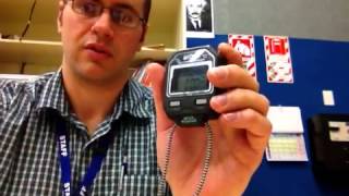 How to use a stopwatch [upl. by Spatz]