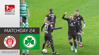 St Pauli Continues Winning Streak  St Pauli  Greuther Fürth 21  MD 24 – Bundesliga 2  2223 [upl. by Zima]