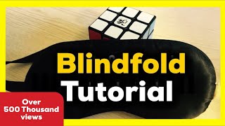 Easy Tutorial  Rubiks Cube Blindfolded Solve using Old Pochmann method [upl. by Newob]