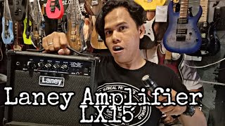 Laney Amplifier LX15  Review  Sound Sample [upl. by Anivlem]