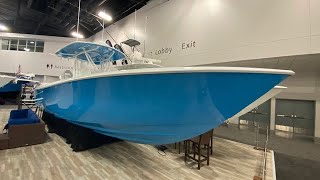 35 ST Contender 2022 Walkthrough Video at Miami International Boat Show [upl. by Fischer424]