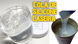 Cola de Silicone Caseira com 1 Material [upl. by Lauretta]