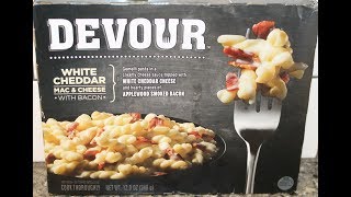 Devour White Cheddar Mac amp Cheese with Bacon Review [upl. by Rooke]