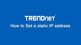 How to Set a Static IP Address [upl. by Sidonie]