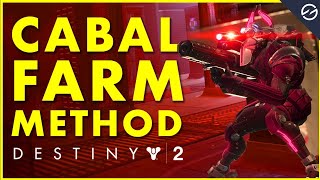 BEST Destiny 2 Cabal Farm Method  Destiny 2 Beginner Guide [upl. by Norven]