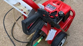 troy bilt pressure washer no pressure fix part1 [upl. by Oiromed821]