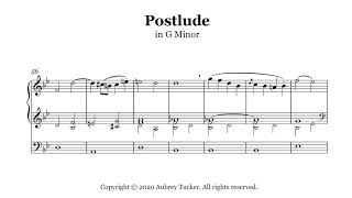 Organ Postlude in G Minor  E L Ashford [upl. by Ecar]