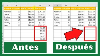 FÓRMULA para que no APAREZCA 0 en Microsoft Excel OCULTAR Valores CERO  4 Métodos [upl. by Sucul]