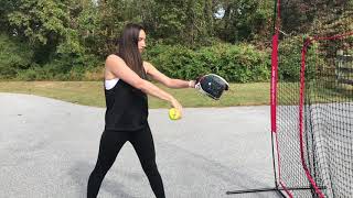 Softball Pitching Slow motion snaps [upl. by Nerrol]