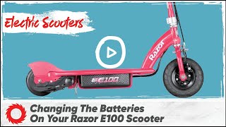 How to Change the Battery on the Razor E100 Electric Scooter [upl. by Tutto]