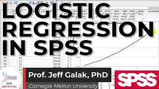 Logistic Regression Single Variable in SPSS SPSS Tutorial Video 33 [upl. by Eentroc]