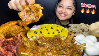 SPICY MUTTON ROGAN JOSH SPICY WHOLE CHICKEN CURRY CHICKEN LOLLIPOP BASANTI PULAOGARLIC NAANEGGS [upl. by Ycaj]