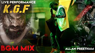 KGF X RATSASAN  BGM MIX  Allan Preetham  Live Performance [upl. by Anilyx]