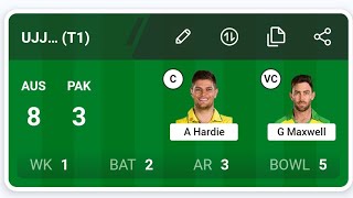 AUS Vs PAK Dream11 Prediction  AUS Vs PAK Dream11 Team  AUS Vs PAK Dream11 Prediction Today Match [upl. by Kurth11]