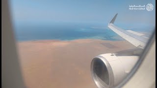 First Commercial Flight to Red Sea International Airport [upl. by Rekyr]