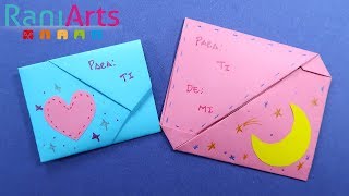 Cómo doblar tus cartas de forma original decóralas también  DIY [upl. by Andriette]