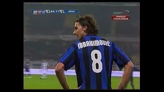 Zlatan Ibrahimović  Juventus 11 Inter  200708 Serie A Giornata 11 [upl. by Elolcin]